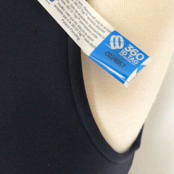 Max Mara Leisure Mammola Neoprene Tank Navy Dress USA Size Medium - Picture 11 of 16